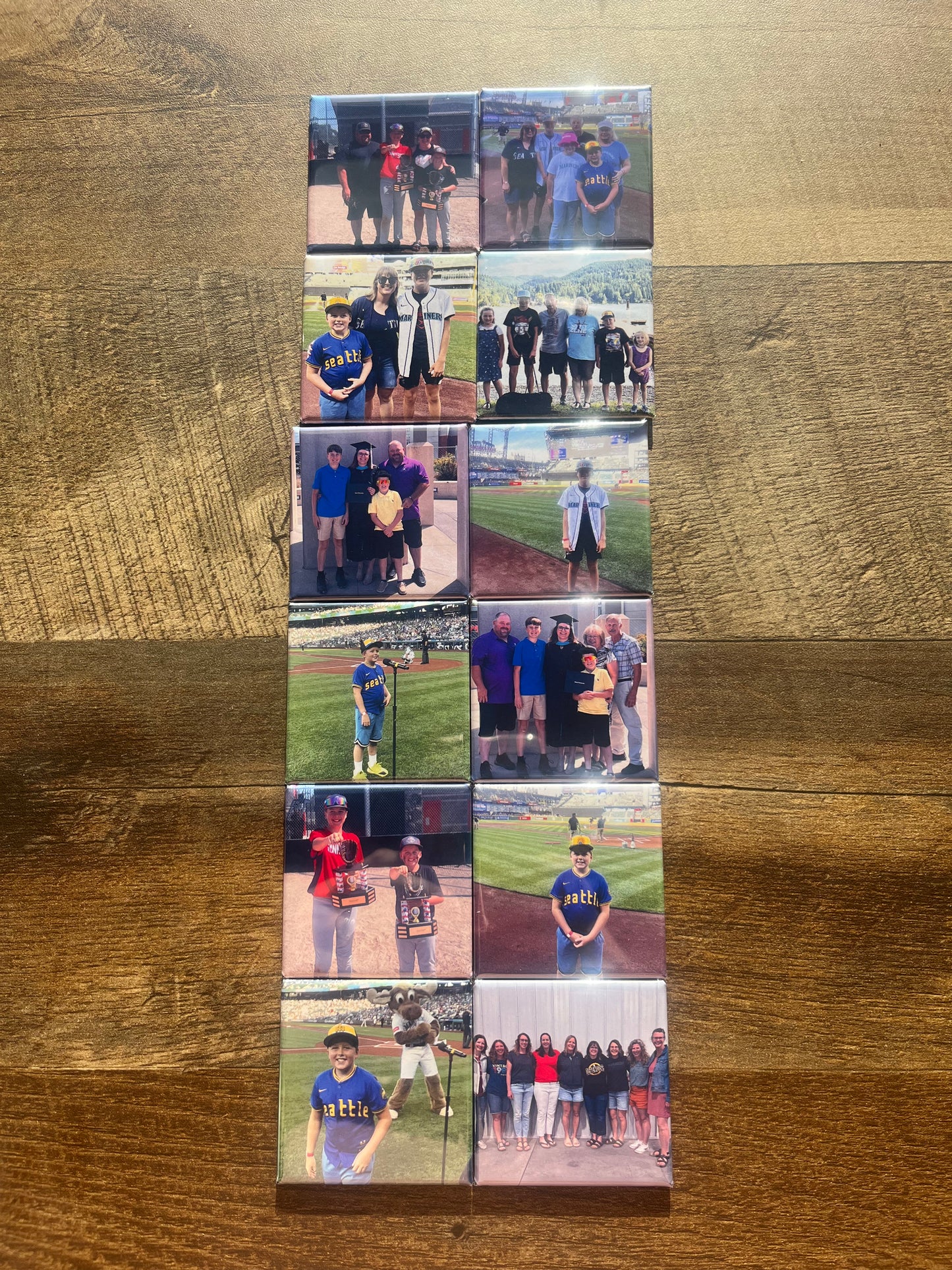 6 Custom Photo Magnets